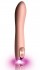 Нежно-розовый вибромассажер Giamo - 19 см.