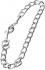 Серебристая соединительная цепочка с двумя карабинами