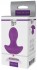 Фиолетовая вибропробка PLEASURE KNOB - 6,5 см.