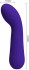 Фиолетовый изогнутый вибратор Faun - 15 см.