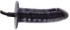 Чёрный расширяющийся анальный вибратор - 15,5 см.