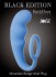 Голубое эрекционное кольцо с анальным стимулятором Mountain Range Anal Plug