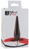Черная водонепроницаемая вибровтулка Black&Red - 12,7 см.