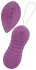 Фиолетовые вагинальные виброшарики Era с пультом ДУ