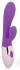 Фиолетовый вибромассажер с отростком с 10 режимами вибрации