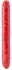 Красный двусторонний фаллоимитатор - 31 см.