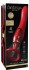 Красный двухсторонний вибростимулятор Ultimate Pleasure 24K Gold Luxury Edition - 25 см.