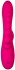 Ярко-розовый вибростимулятор 3-в-1 Tripling - 21 см.
