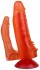 Фаллоимитатор гелевый для анально-вагинальной стимуляции - 17 см.