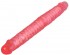 Розовый двусторонний гнущийся фаллоимитатор - 36 см.