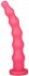 Розовый гелевый анальный стимулятор - 20 см.