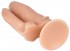 Анально-вагинальный фаллоимитатор с шипами на присоске №11 - 15,5 см.