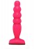 Розовый анальный стимулятор Large Bubble Plug - 14,5 см.