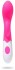 Розовый вибратор с клиторальным отростком Best Lover - 20 см.