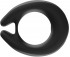 Черное эрекционное виброкольцо Cock Ring с пультом ДУ