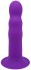 Фиолетовый фаллоимитатор двойной плотности Hitsens 3 - 17,7 см.