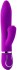 Фиолетовый вибратор-кролик TENDER TULIP с пупырышками - 22 см.
