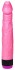 Розовый рельефный вибромассажер Adour Club - 22,5 см.