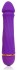 Фиолетовый силиконовый вибратор Cosmo - 13 см.