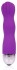 Фантазийный фиолетовый силиконовый вибратор Cosmo - 13,7 см. 