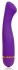 Фиолетовый силиконовый вибратор Cosmo с 20 режимами вибрации - 15,5 см. 