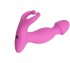 Розовый стимулятор простаты с усиками - 15 см.