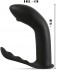 Черный стимулятор простаты Prostate Plug - 14 см.