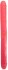 Розовый двусторонний гелевый фаллоимитатор - 44 см.