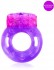 Фиолетовое эрекционное виброкольцо с бабочкой