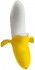 Оригинальный мини-вибратор в форме банана Mini Banana - 13 см.