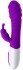 Фиолетовый вибратор JOS TATY с пульсирующими шариками - 21,5 см.
