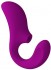 Фиолетовый вакуумный стимулятор ENIGMA с отростком