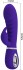 Фиолетовый вибратор-кролик с рёбрышками Prescott - 20 см.