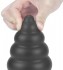 Черная анальная вибровтулка 7 King Sized Vibrating Anal Cracker - 18 см.