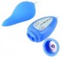 Голубой вибростимулятор с выносным пультом Penguin Teaser