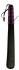Чёрная шлёпалка Paddel в фиолетовой оплётке - 42 см.