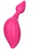 Розовый расширяющийся вибратор Daphne - 15,4 см.