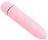 Розовая гладкая вибропуля «Оки-Чпоки» - 9 см.