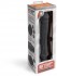 Черный вибратор-реалистик 8  Girthy Realistic Vibrator - 24,5 см.