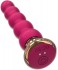 Розовый вибратор-ёлочка Mini Vibrator с пультом ДУ - 19 см.