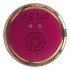 Розовый вибратор-ёлочка Mini Vibrator с пультом ДУ - 19 см.
