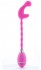 Розовый вибростимулятор на гибкой ручке THE CELINE GRIPPER