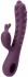 Фиолетовый вибромассажер SMON №1 с бугорками - 21,5 см.