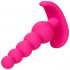 Розовая анальная елочка для ношения Cheeky X-5 Beads - 10,75 см.