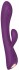 Фиолетовый вибратор-кролик Bunny & Clyde - 22,5 см.