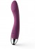Фиолетовый изогнутый вибратор Amy - 17 см.