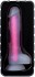 Прозрачно-розовый фаллоимитатор, светящийся в темноте, Tony Glow - 20 см.