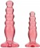 Набор из двух розовых анальных втулок Crystal Jellies Anal Trainer Kit