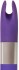 Фиолетовый клиторальный вибромассажёр Qvibry