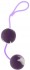Фиолетово-белые вагинальные шарики со смещенным центром тяжести